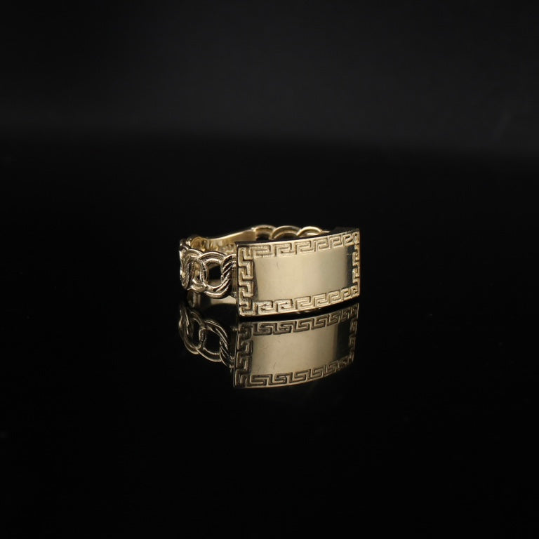 Anillo de oro chino de 10K auténtico