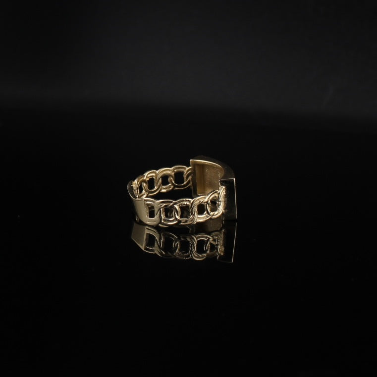 Anillo de oro chino de 10K auténtico