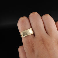 Anillo de oro chino de 10K auténtico