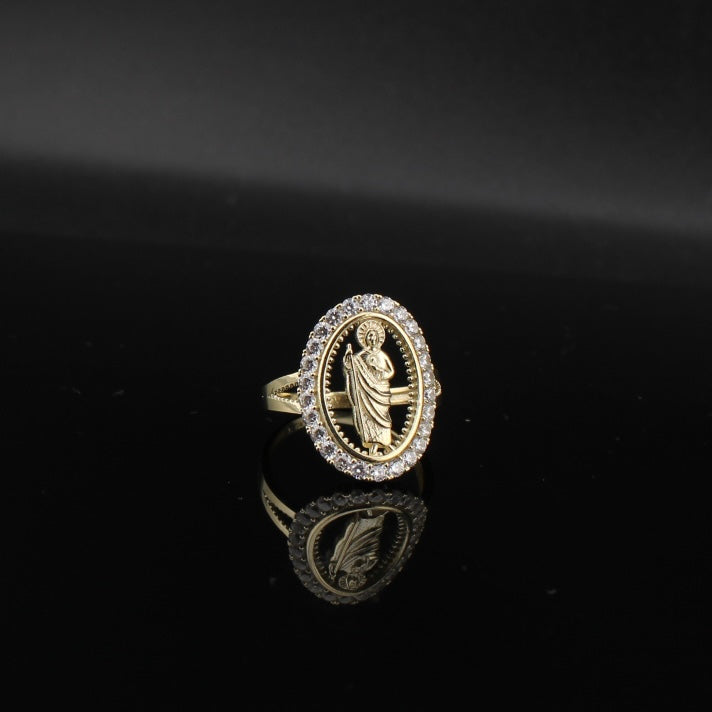 Real 10K Gold St. Jude Ring