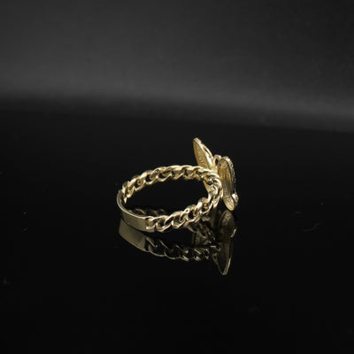 10K Real Gold Butterfly Ring