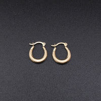 Real 10K Gold Hoops