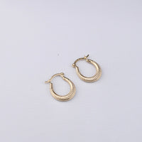 Real 10K Gold Hoops