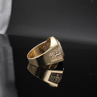 Anillo de oro de 10K auténtico de San Judas