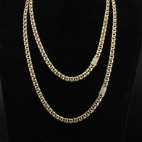Real 10K Gold 5.5mm Chino Chain