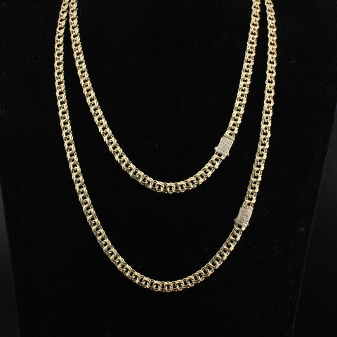 Real 10K Gold 5.5mm Chino Chain