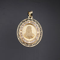 Real 10K Gold Jesus Pendant