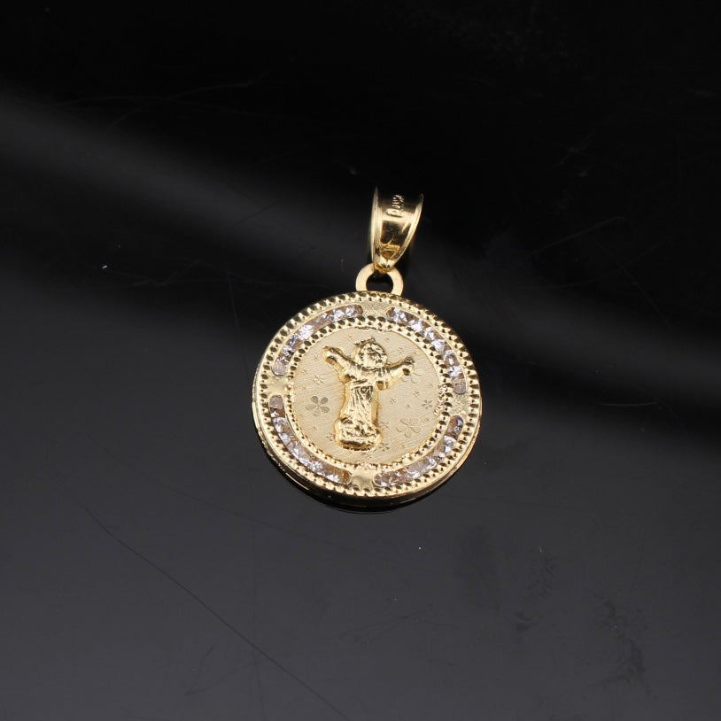 Real 10K Gold Religious Hallelujah Charm