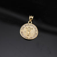 Real 10K Gold Religious Hallelujah Charm