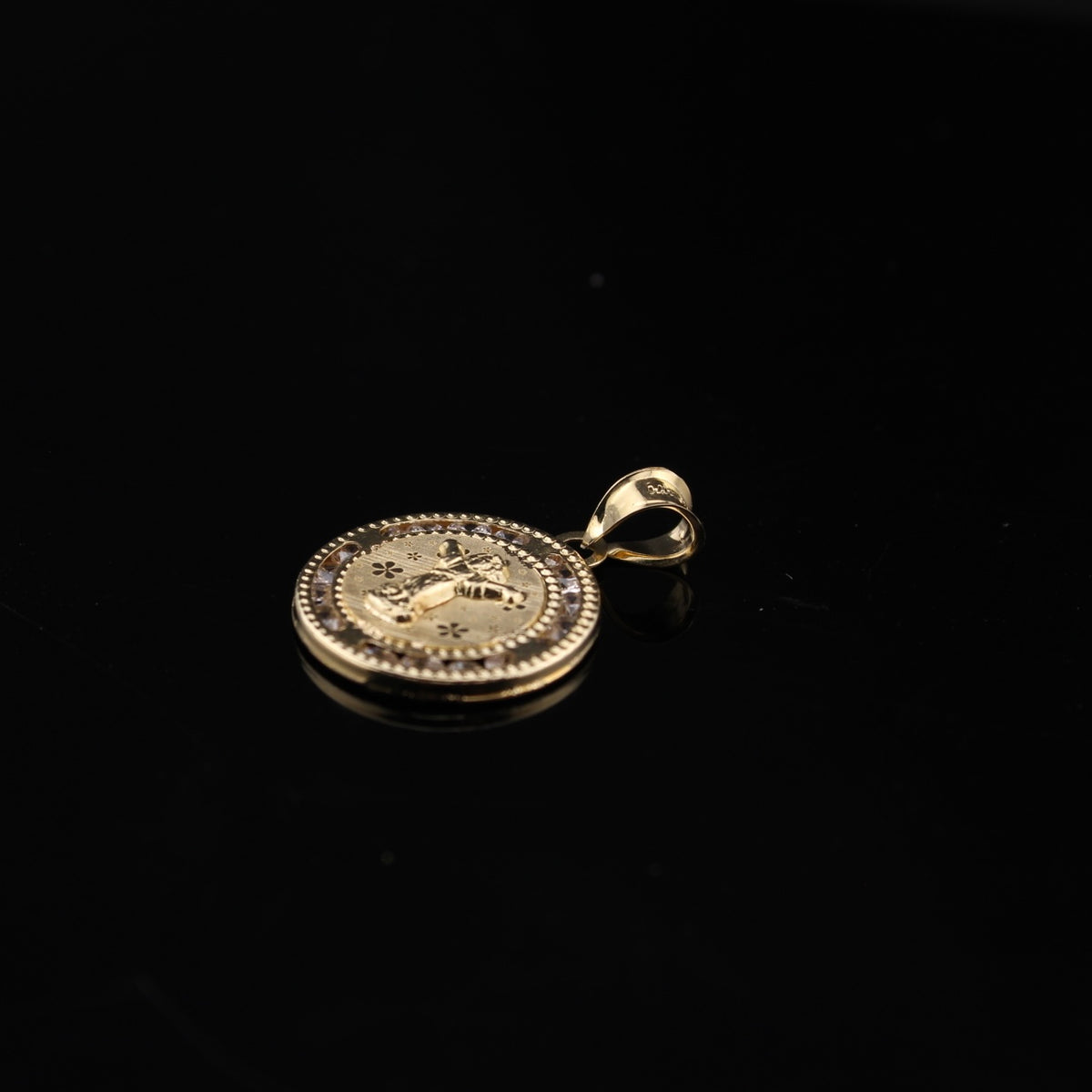 Real 10K Gold Religious Hallelujah Charm