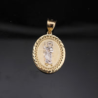 Real 10K Gold San Judas Pendant