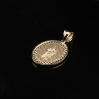 Real 10K Gold San Judas Pendant