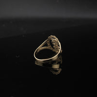 Anillo de Quinceañera de Oro 10K auténtico