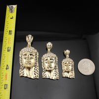Real 10K Gold Jesus Face Pendant