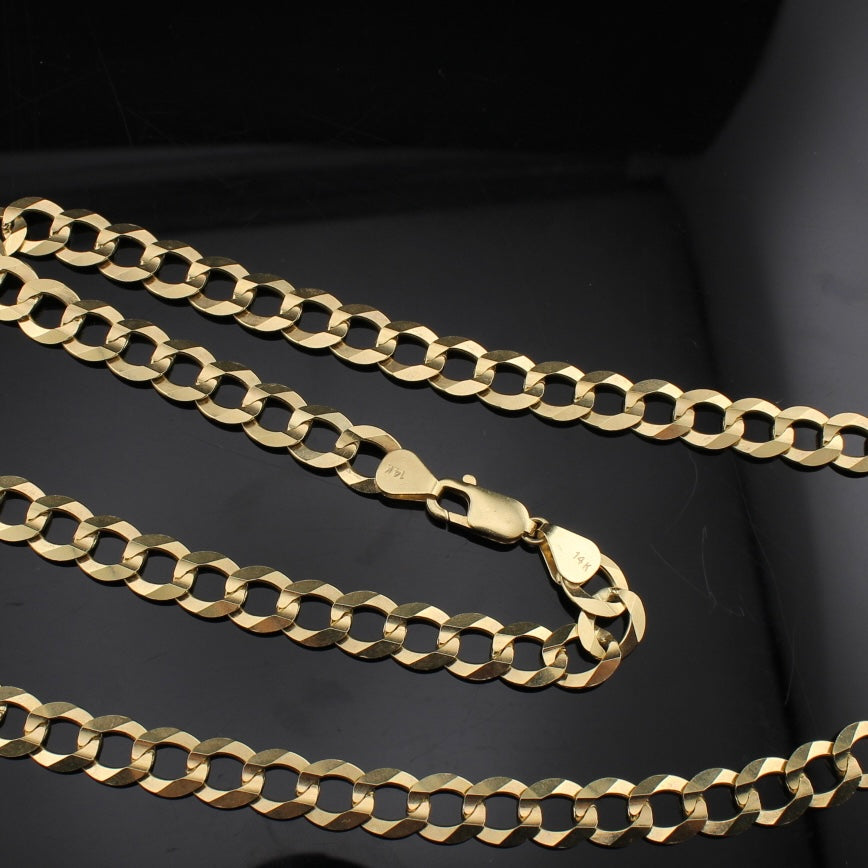 Real 14K Gold Cuban Chain