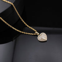 Real 10K Gold Heart Shaped Pendant