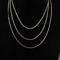 Real 10K Gold 2.0mm Valentino Chain