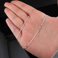 Real 10K Gold 2.0mm Valentino Chain
