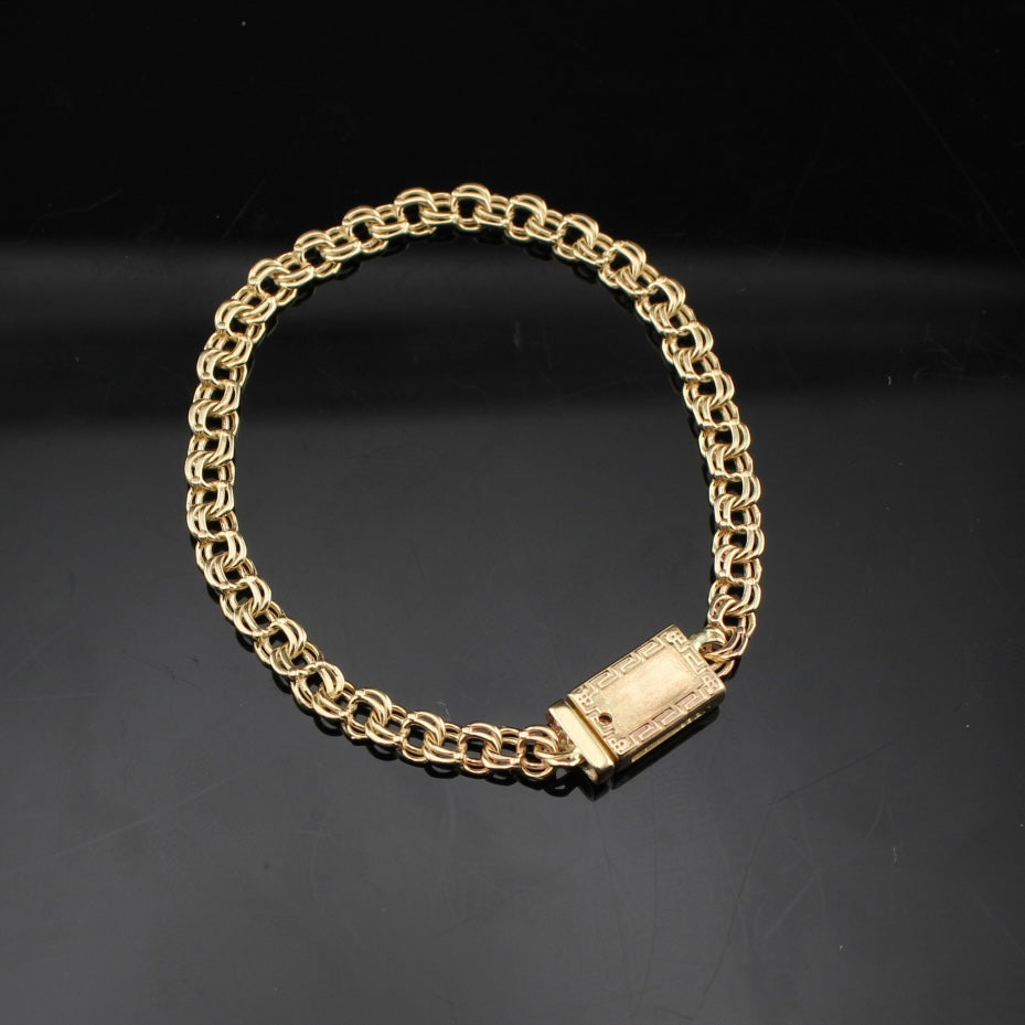 Pulsera Chino para Bebé de Oro de 10K auténtico