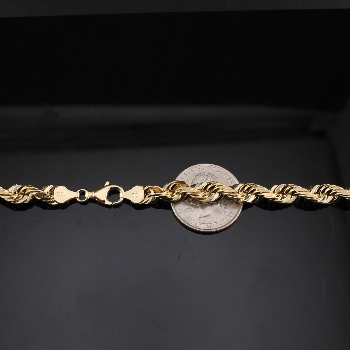 Cadena de oro macizo de 10 quilates