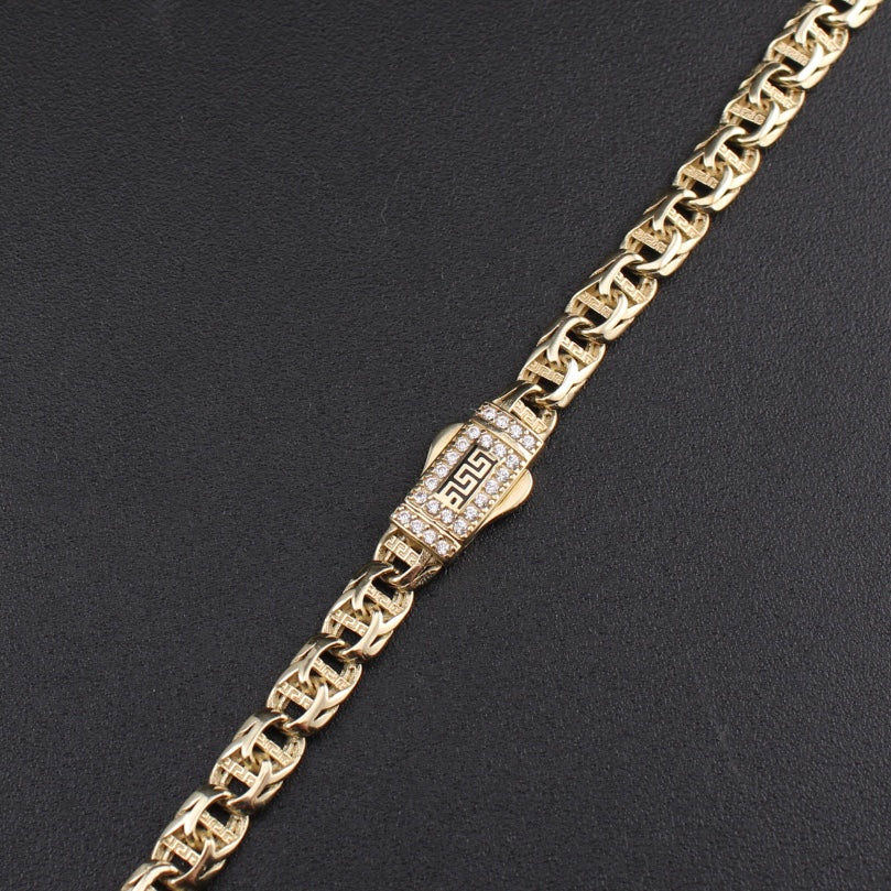 Real 10K Gold Chino Heart Necklace