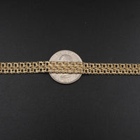Pulseras Chino de oro de 10K auténtico
