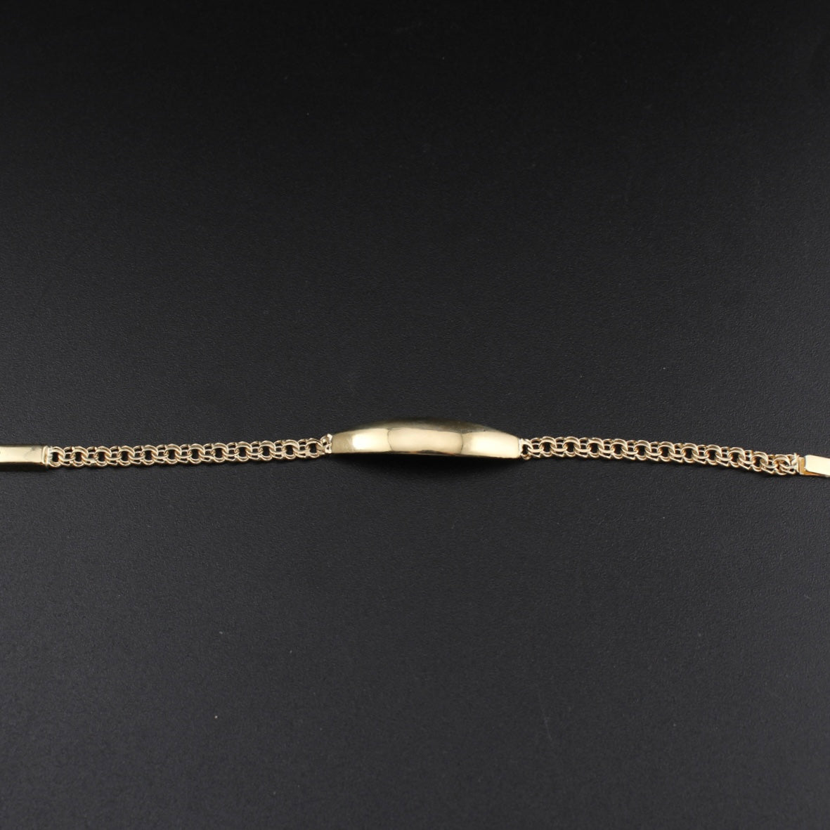 Pulsera Chino de Oro de 10K auténtico