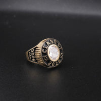 Anillo de oro de 14K real Clase de 2026