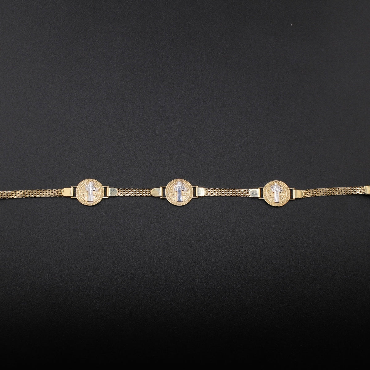 Real 10K Gold Coin Bracelet