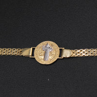 Real 10K Gold Coin Bracelet