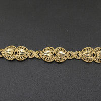Real 10K Gold Womens Bracelet