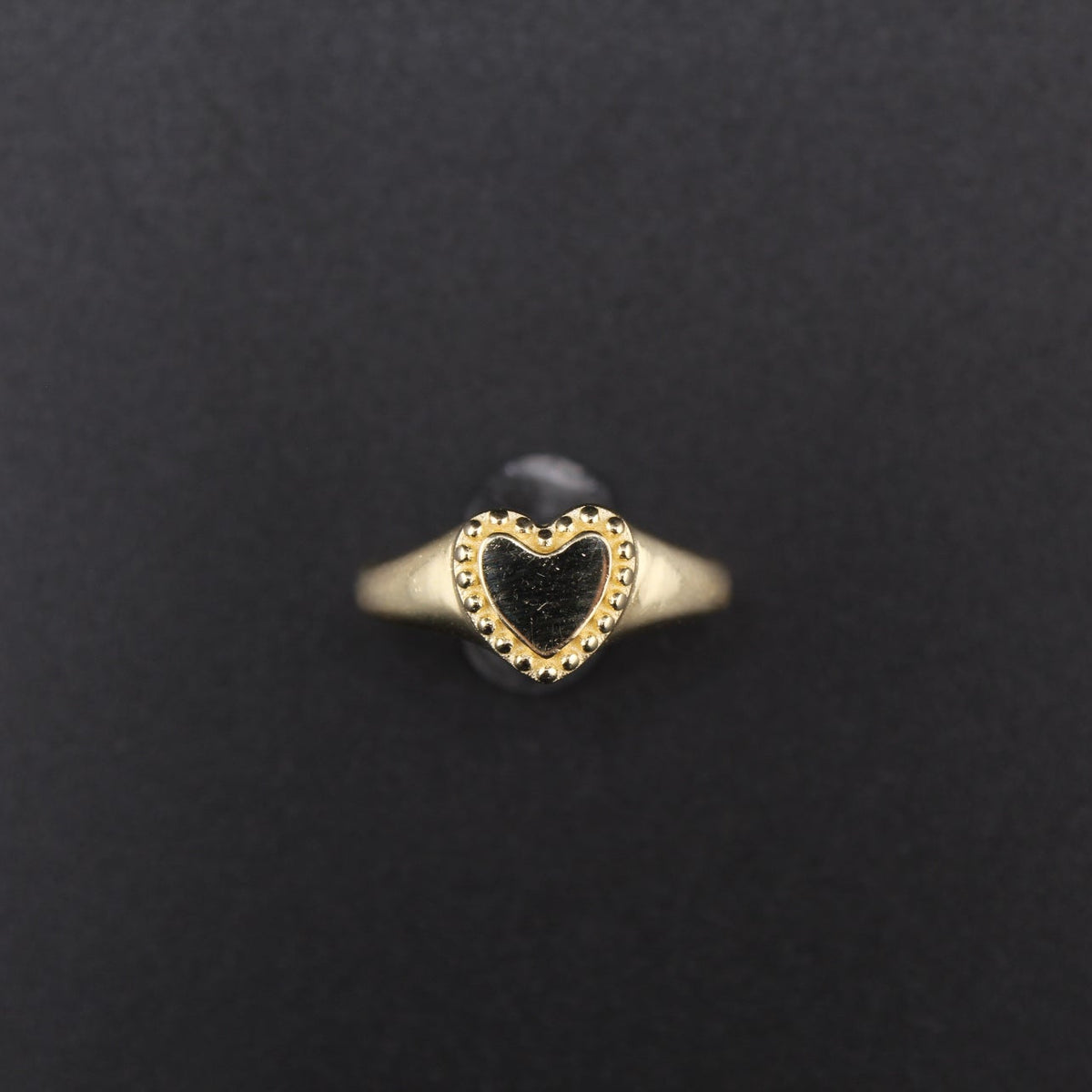 Real 10K Gold Heart Ring
