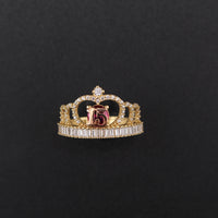 Real 14K Gold Quinceañera Ring