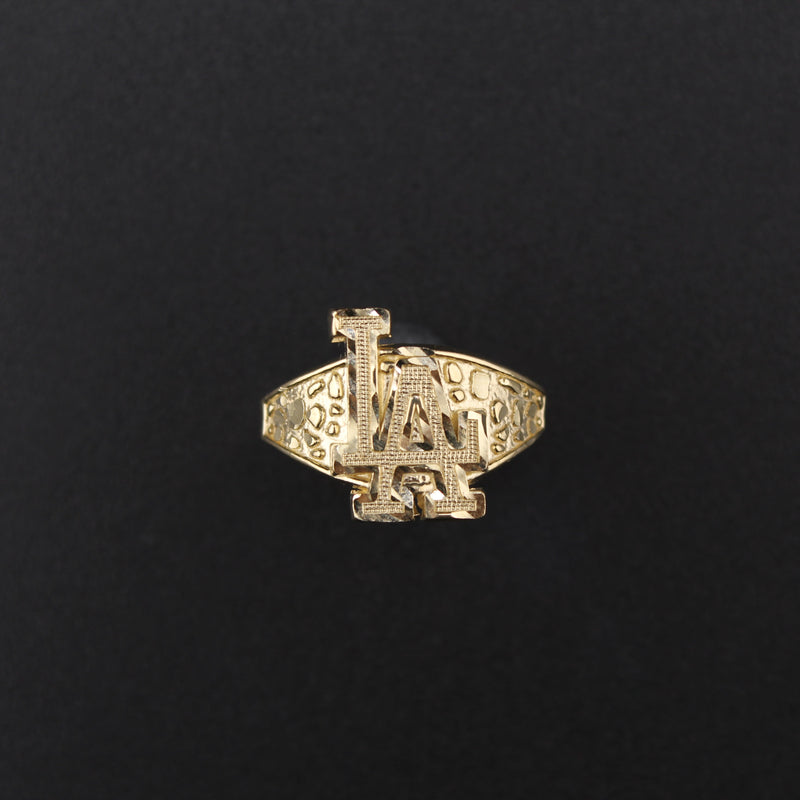 Real 10K Gold LA Ring
