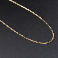 Real 10K Gold 1.5mm Franco