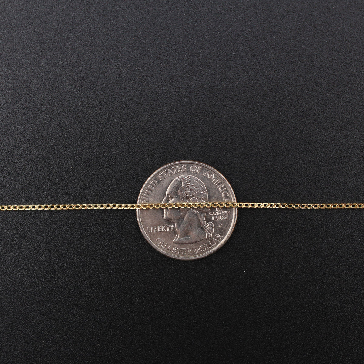 Real 10K Gold 1.5mm Franco