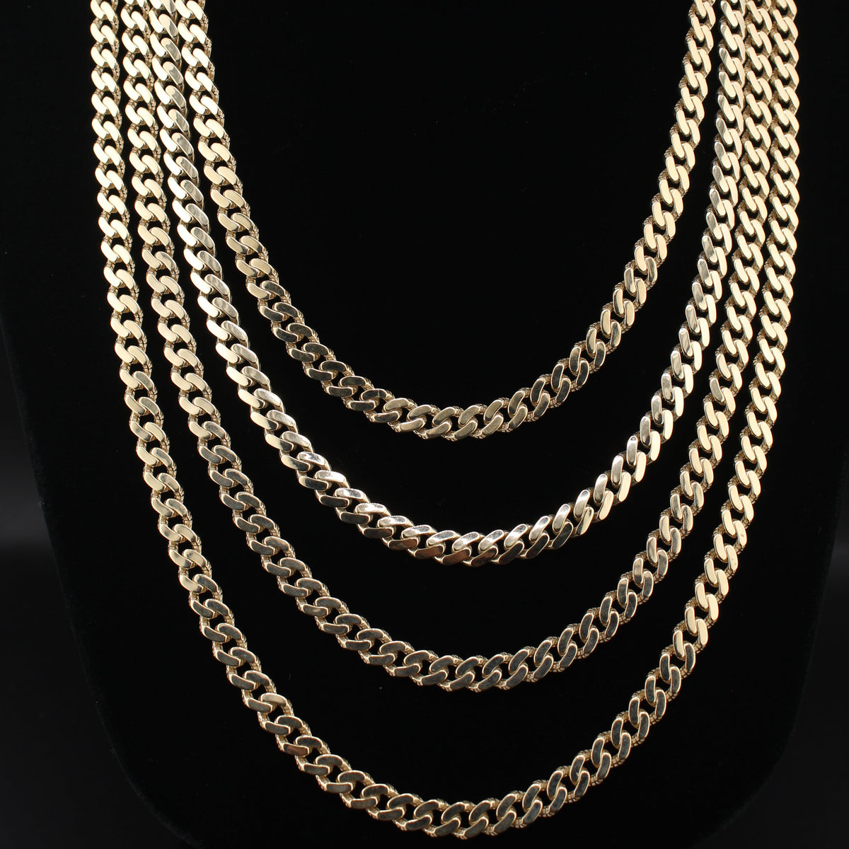 Real 10K Gold 6mm Royal Cuban Chain