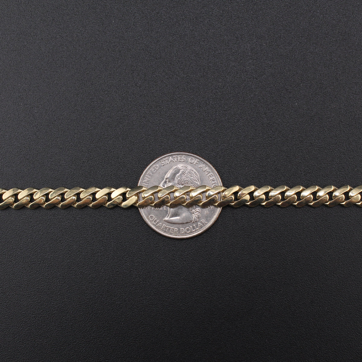 Real 10K Gold 6mm Royal Cuban Chain