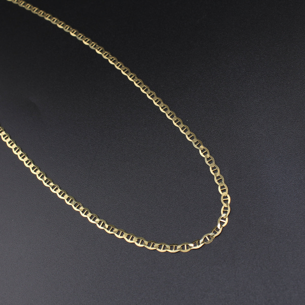 Cadena de oro macizo de 14K modelo Mariner