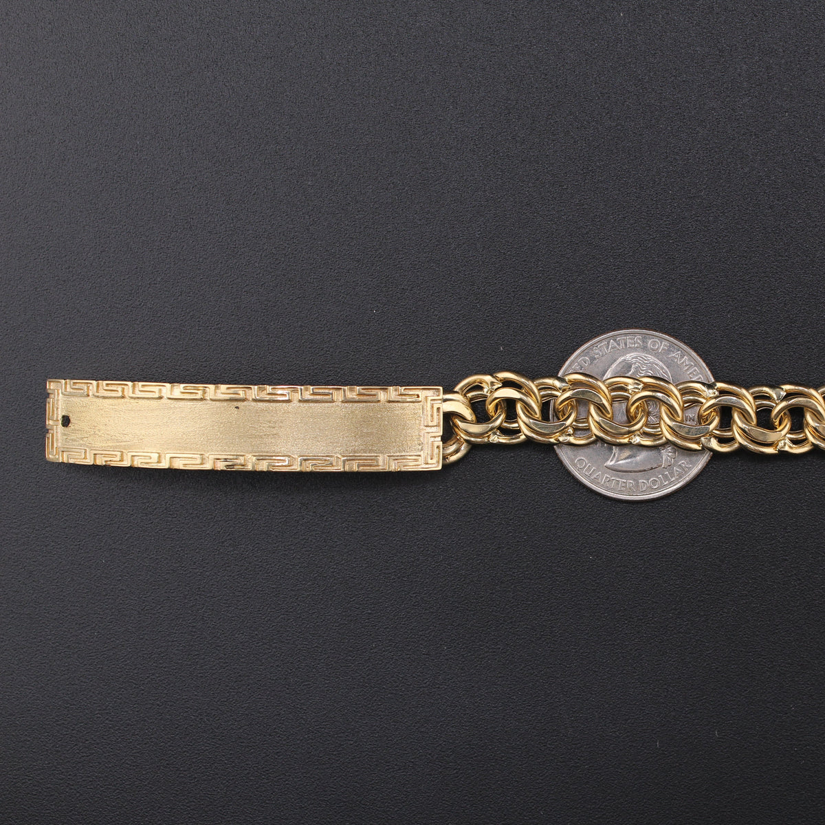 Real 10K Gold Chino Bracelet