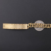 Real 10K Gold Chino Bracelet