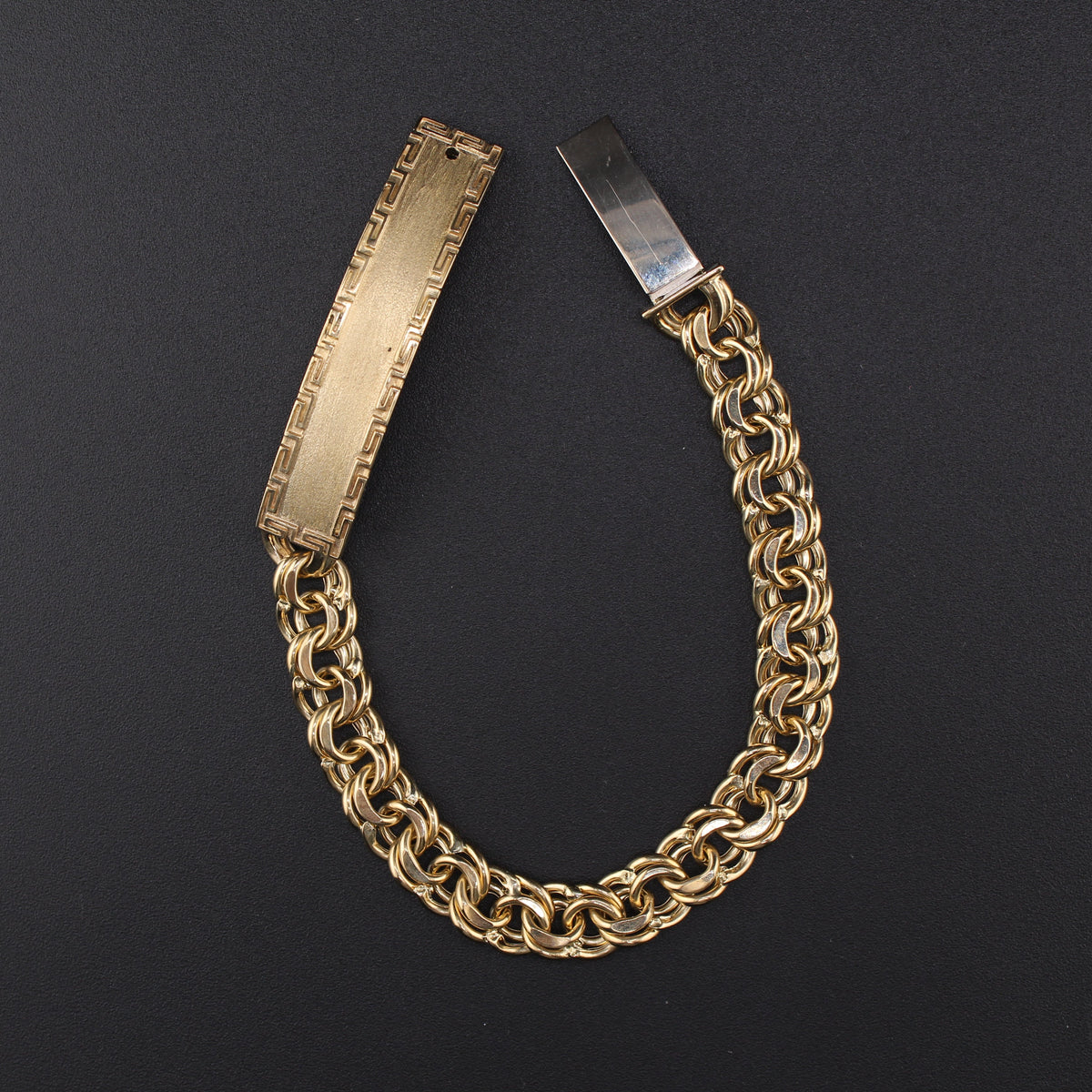 Real 10K Gold Chino Bracelet