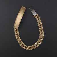 Real 10K Gold Chino Bracelet