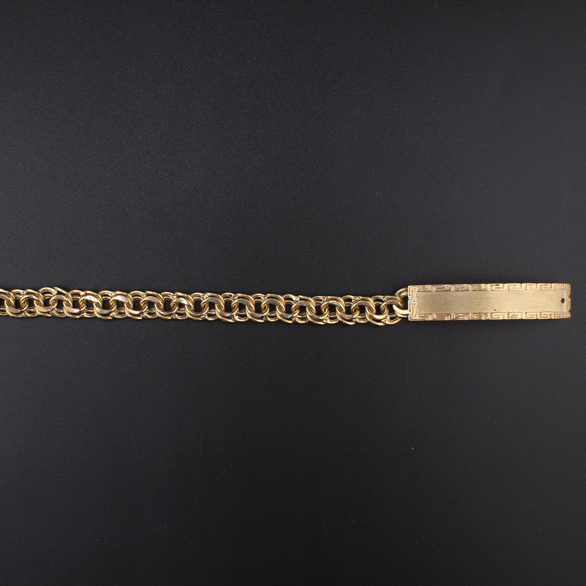 Real 10K Gold Chino Bracelet