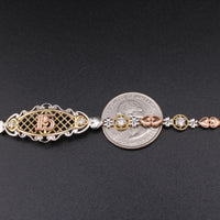 Real 14K Gold Quinceañera Bracelet