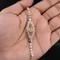 Real 14K Gold Quinceañera Bracelet