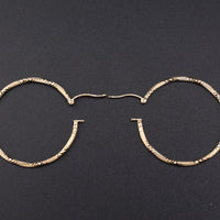 Real 14K Gold Diamond Cut Curl Hoops