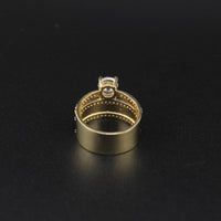 Real 10K Gold Ladies Ring Single Stone