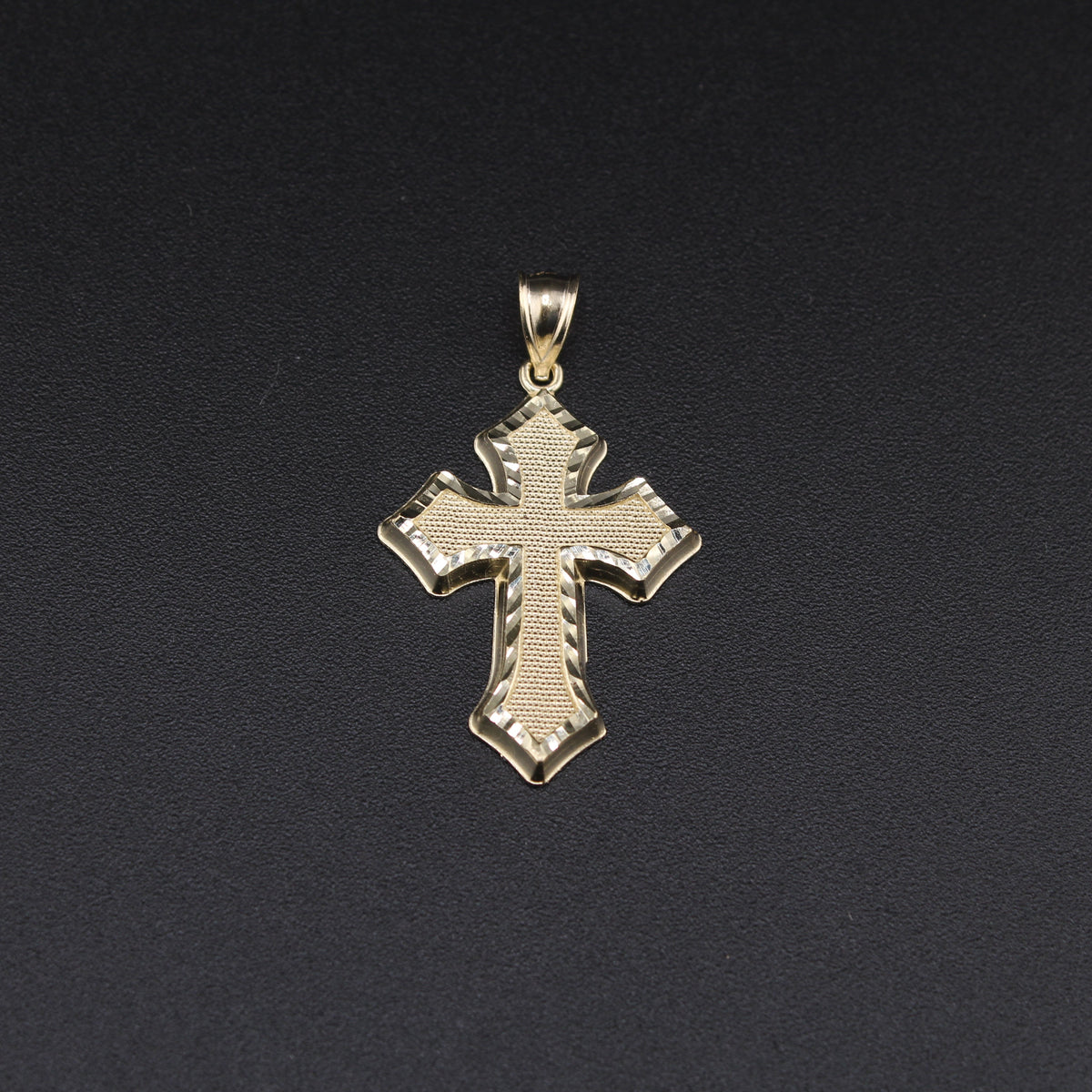 Real 10K Gold Cross Pendant