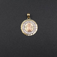 Real 10K Gold Quinceañera Mis 15 Años Pendant